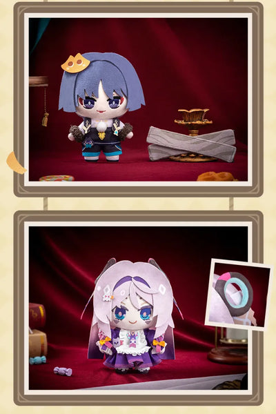 Genshin Impact Immernachtreich Reverie Series Plush Dolls display and costume details