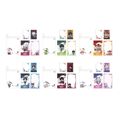 Genshin Immernachtreich Reverie Series stationery gift set featuring Arlecchino Klee Wanderer and Citlali themed designs