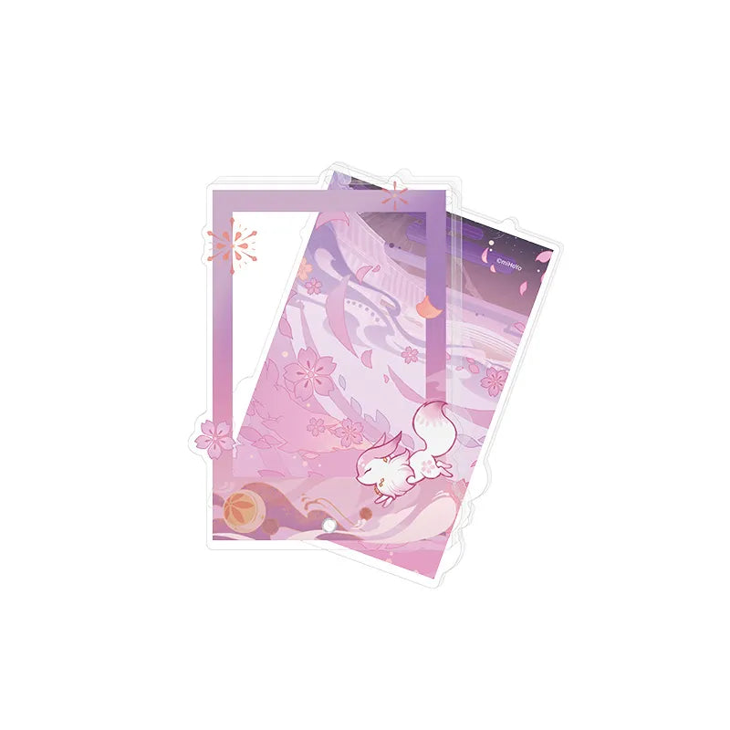 Genshin Impact Inazuma Acrylic Display Frame with themed regional design