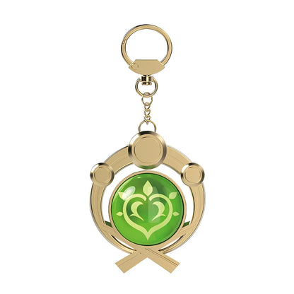 Genshin Impact Inazuma Dendro vision keychain nature element accessory