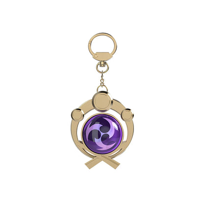 Genshin Impact Inazuma Electro vision keychain lightning element accessory