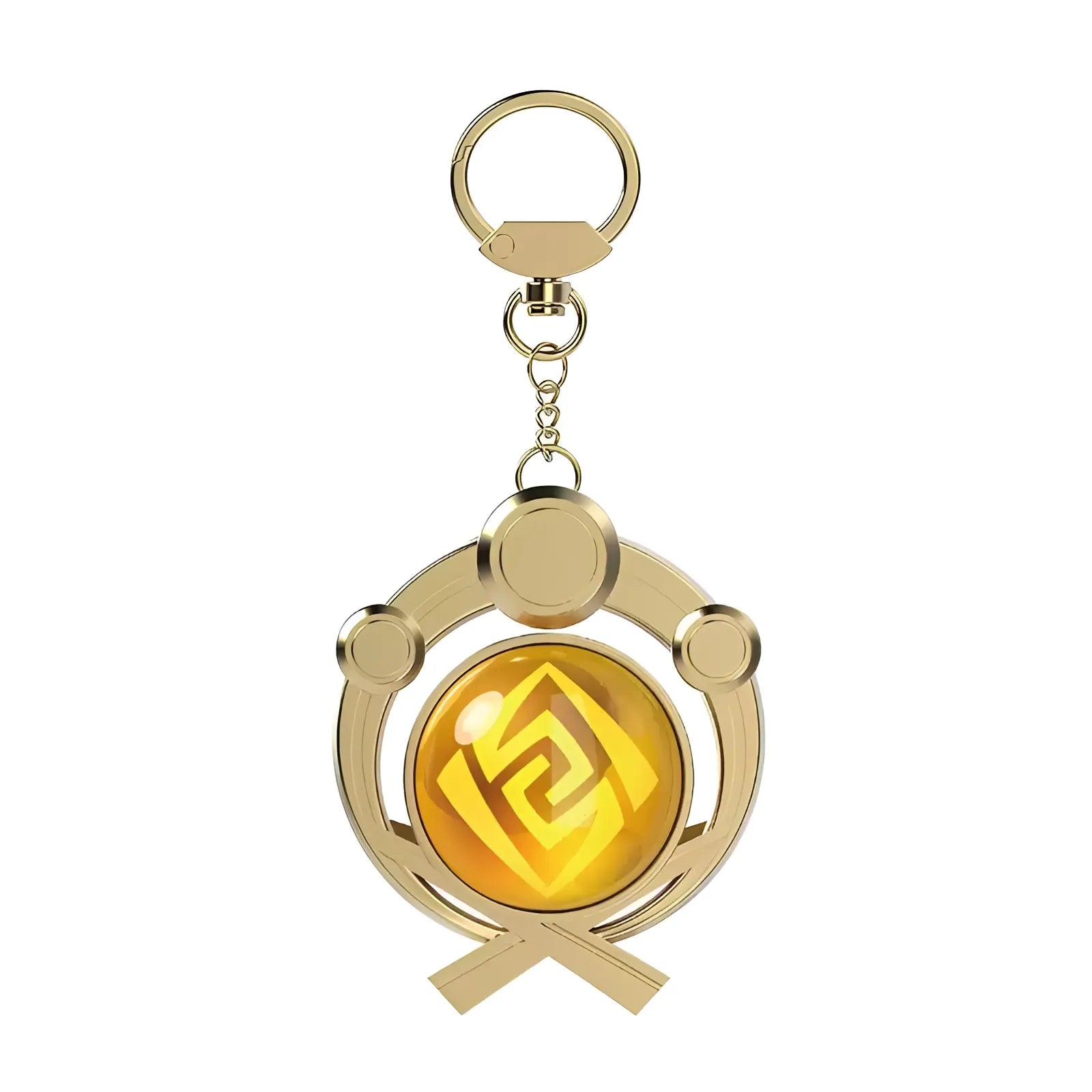 Genshin Impact Inazuma Geo vision keychain earth element accessory