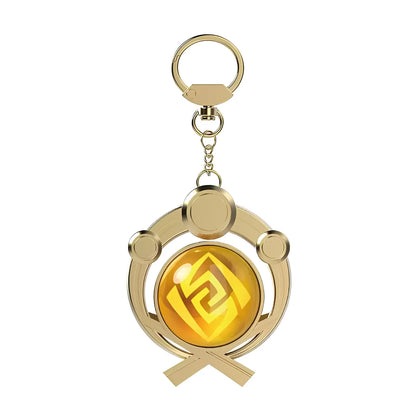 Genshin Impact Inazuma Geo vision keychain earth element accessory