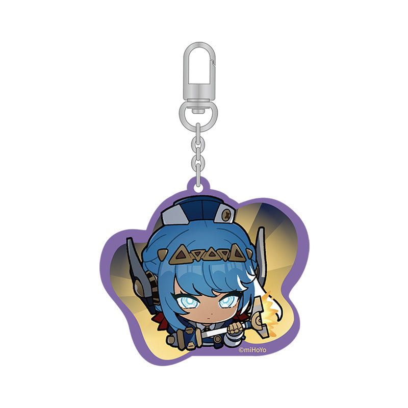 Genshin Ineffa Q Version Expression Series acrylic keychain official merchandise chibi character charm