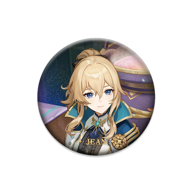 Genshin Impact Jean character badge anime collectible pin