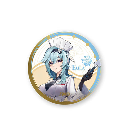 Genshin Impact Journey's Voyage badge Eula character design