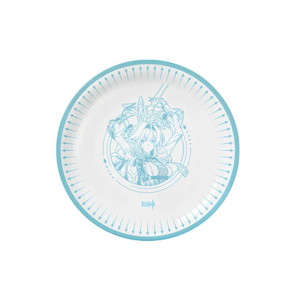 Genshin Impact Journey's Voyage ceramic plate Eula design