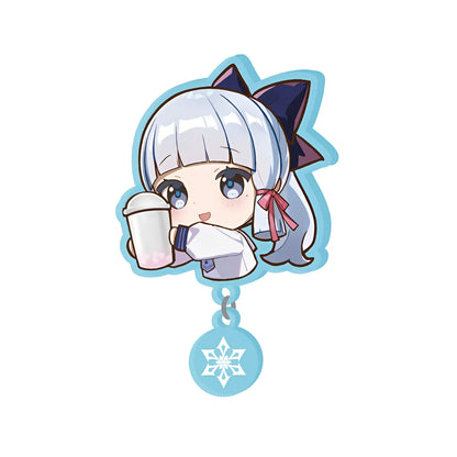 Genshin Impact Joyful Encounter acrylic badge Kamisato Ayaka