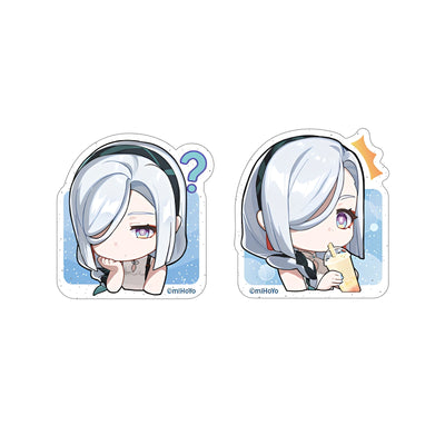Genshin Impact Joyful Hearts series Shenhe acrylic memo clip chibi character design