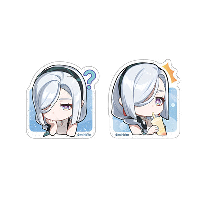 Genshin Impact Joyful Hearts series Shenhe acrylic memo clip chibi character design