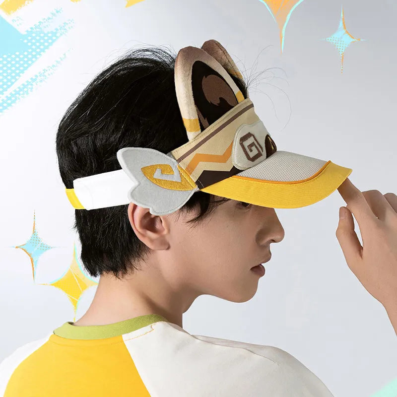 Genshin Impact Kachina Sun Visor Hat casual outdoor styling display