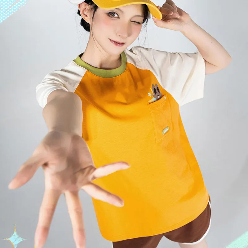 Genshin Impact Kachina T Shirt Sparks and Summits Series Character Design