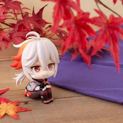 Genshin Impact Kazuha Lookup figure with white hair and red outfit details