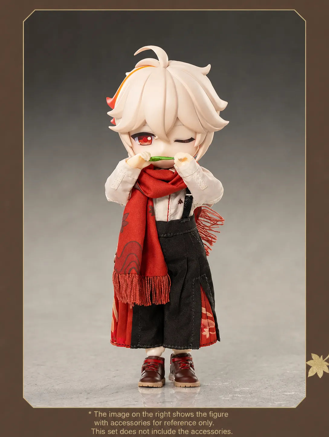 Kaedehara Kazuha figure displayed with detailed clothing and accessories
