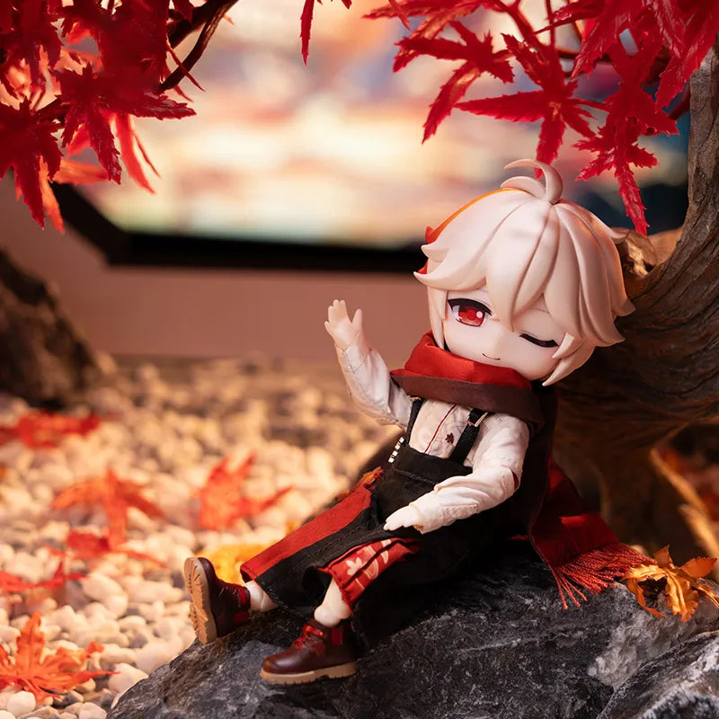 Kaedehara Kazuha changeable figure outfit and interchangeable faceplate set
