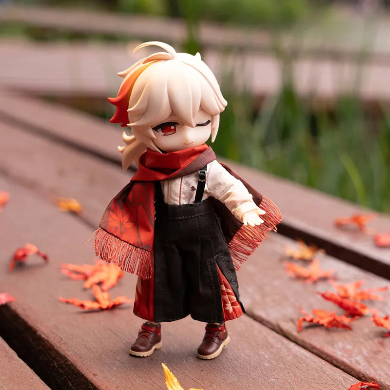 Kaedehara Kazuha outfit changeable figure set with maple themed details