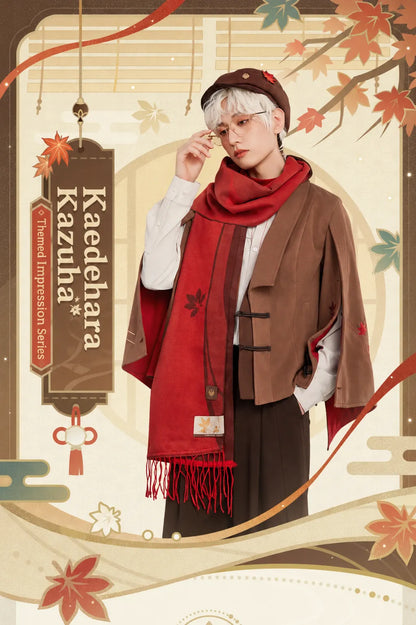 Kaedehara Kazuha themed casual jacket front view apparel display