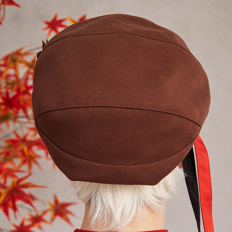 Kaedehara Kazuha fashion beret for cosplay styling and daily wear collection