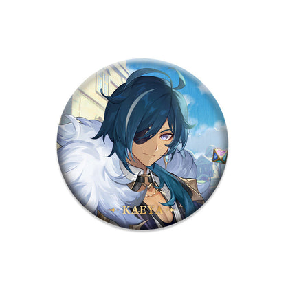 Genshin Impact Kaeya character badge anime collectible pin
