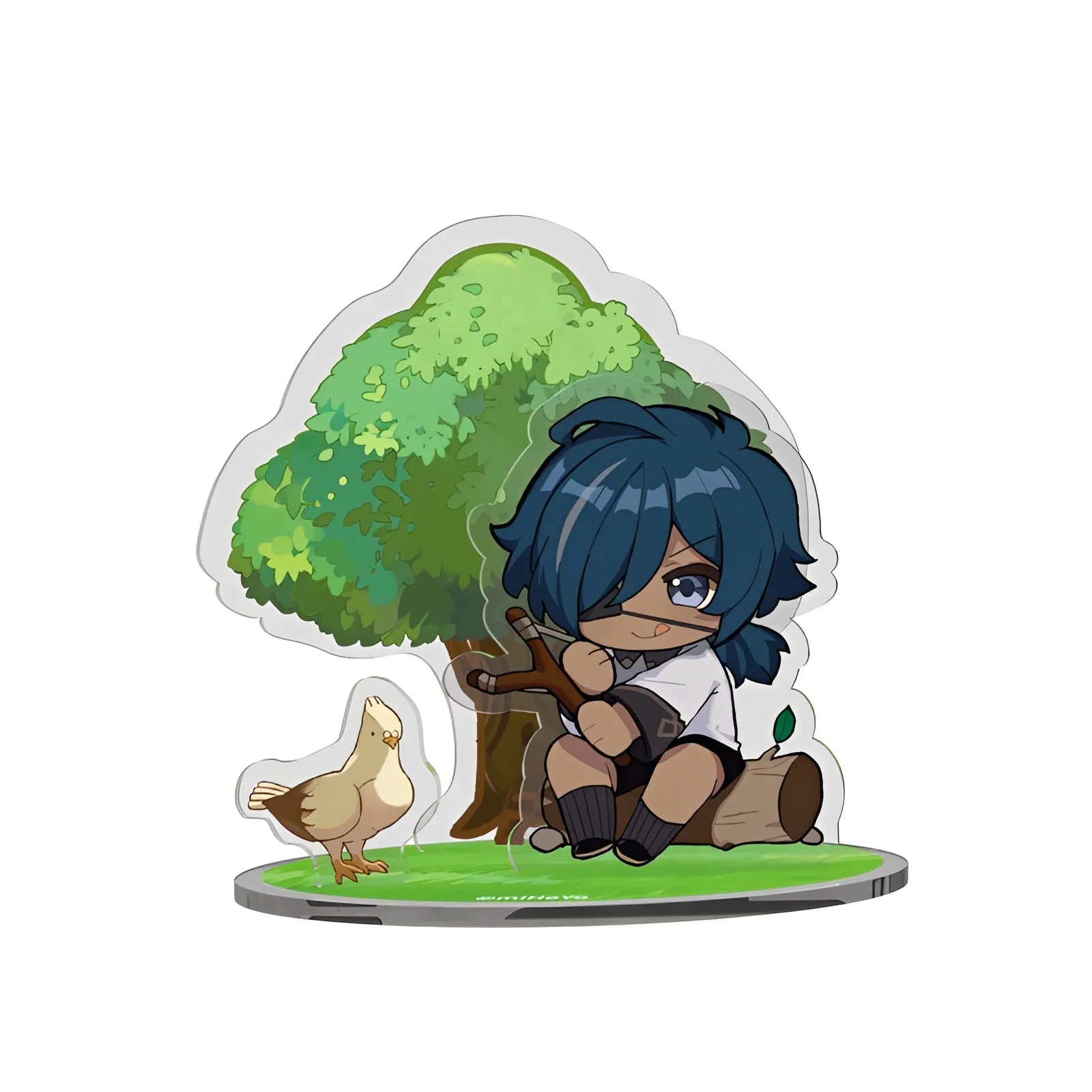 Genshin Impact Kaeya Dreamland Scene chibi acrylic stand featuring Kaeya with themed background scene collectible display