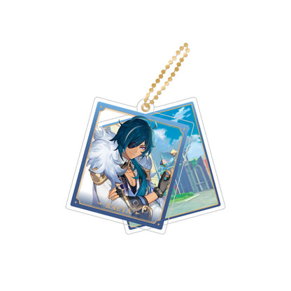 Genshin Impact Kaeya rotating double-sided acrylic keychain
