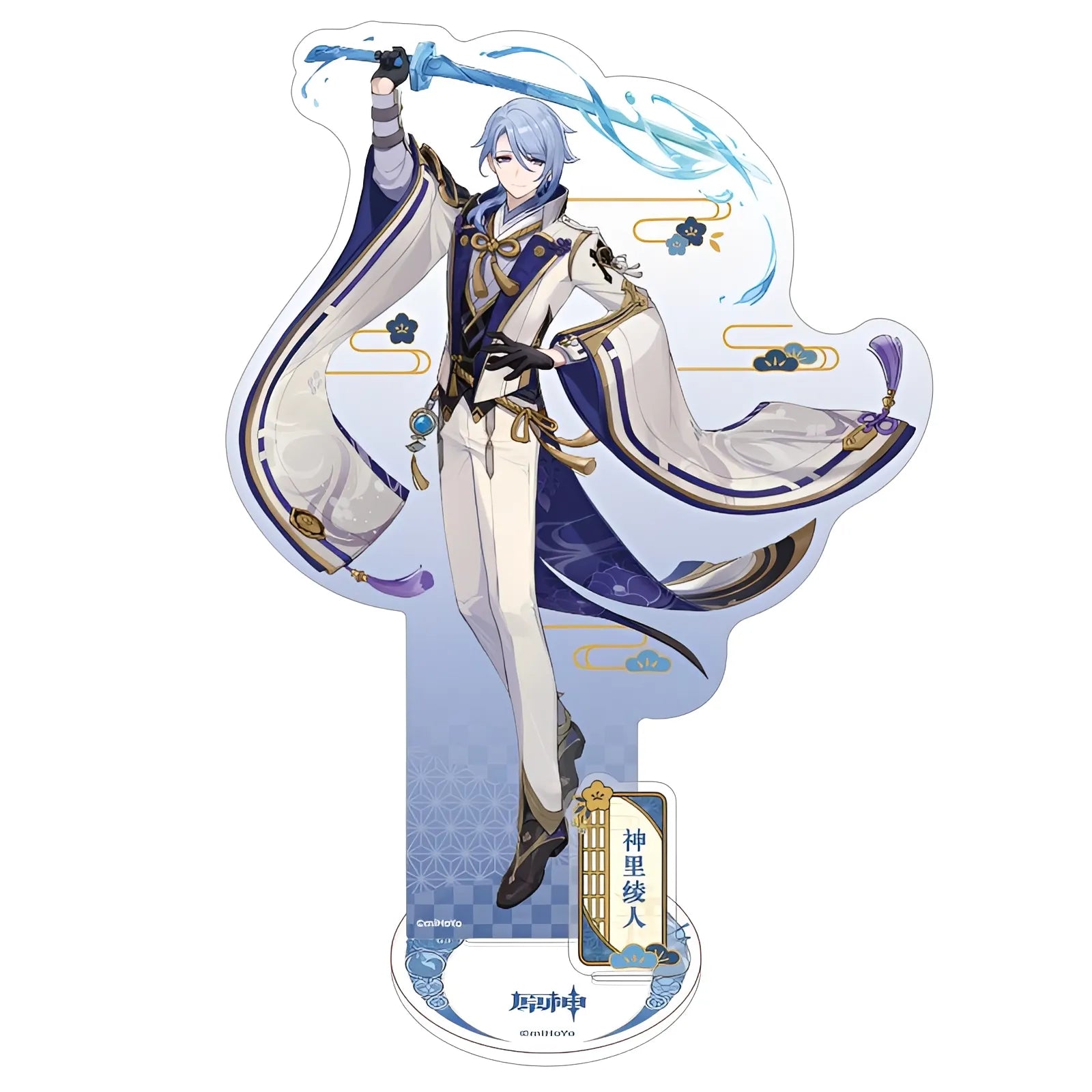 Genshin Impact Kamisato Ayato Inazuma acrylic stand character anime desk display collectible figure