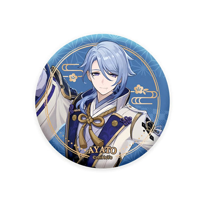 Genshin Impact Kamisato Ayato Inazuma character badge collectible anime pin