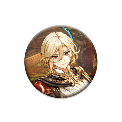 Genshin Impact Kaveh character badge anime collectible pin
