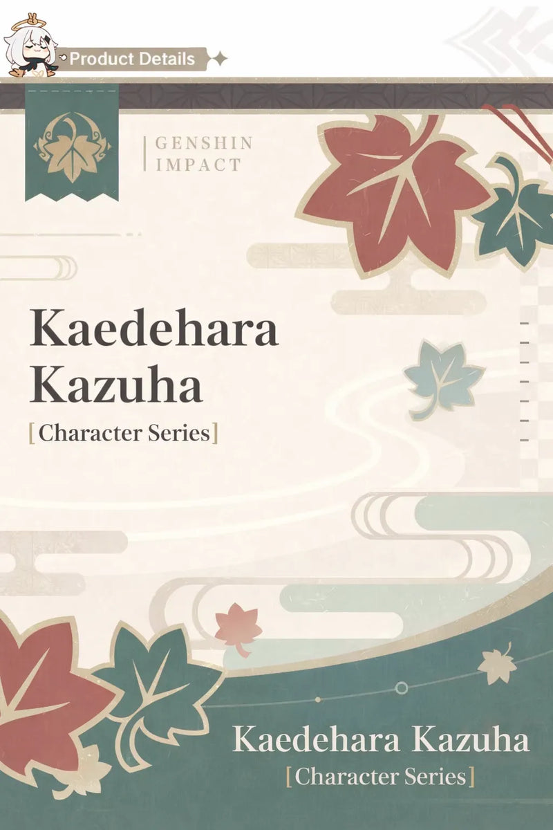 Genshin Impact Kazuha glasses gift box product details materials and dimensions