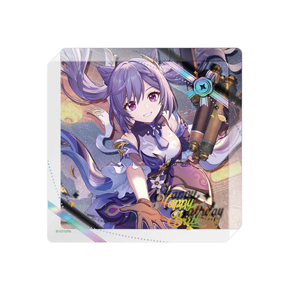 Genshin Impact Keqing Day of Destiny Series Character Acrylic Coaster