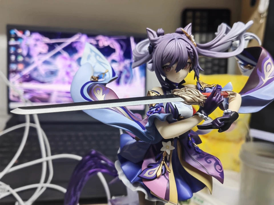 Genshin Impact Keqing figure box photographed by customer before opening