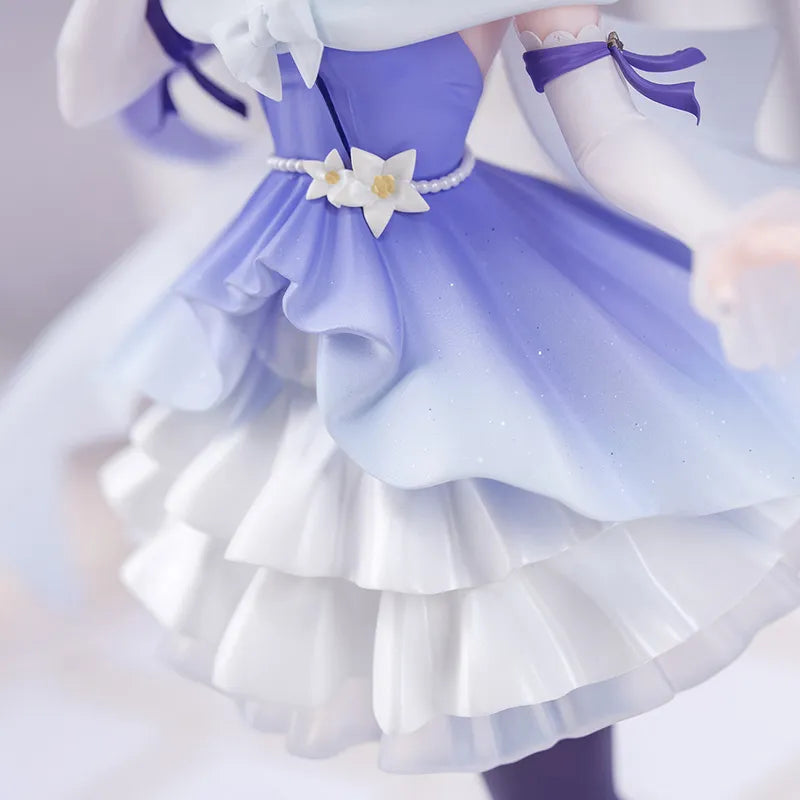 Keqing Resplendent Feast figure with flowing twin-tail hair and layered dress