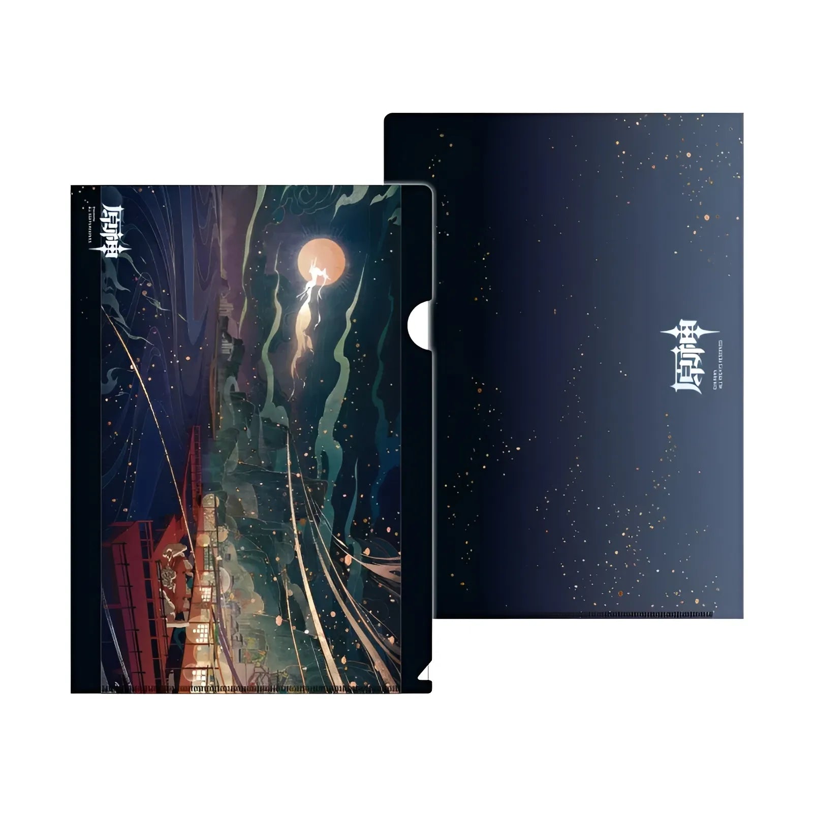 Anime stationery file folder from Genshin Impact Kettle Alchemy Room series for document storage