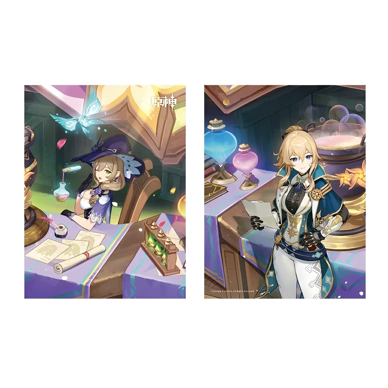 Product display of Genshin Impact Kettle Alchemy Room series collectible file folder