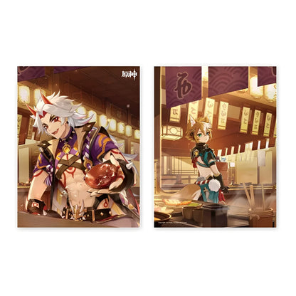 Size display of Genshin Impact Kettle Alchemy Room file folder approximately 235 by 310 mm