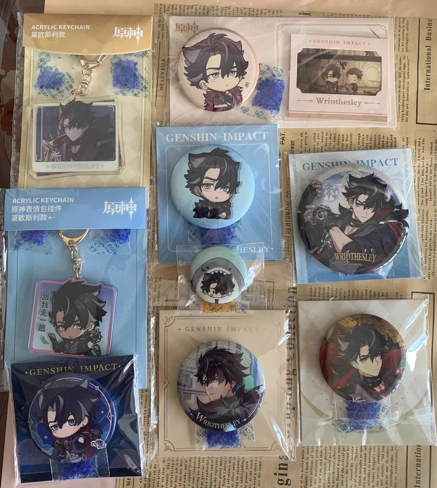 Genshin Impact Q Version Emoji Wackel-Standee – Fontaine Serie