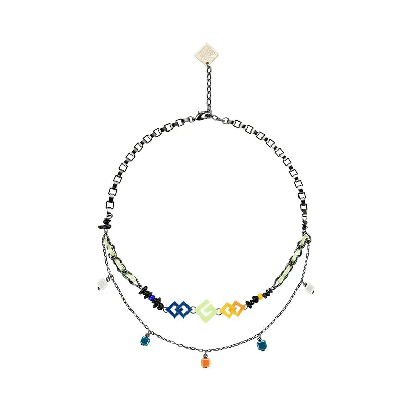 Genshin Impact Kinich Themed Impression Series Double Layer Necklace product overview