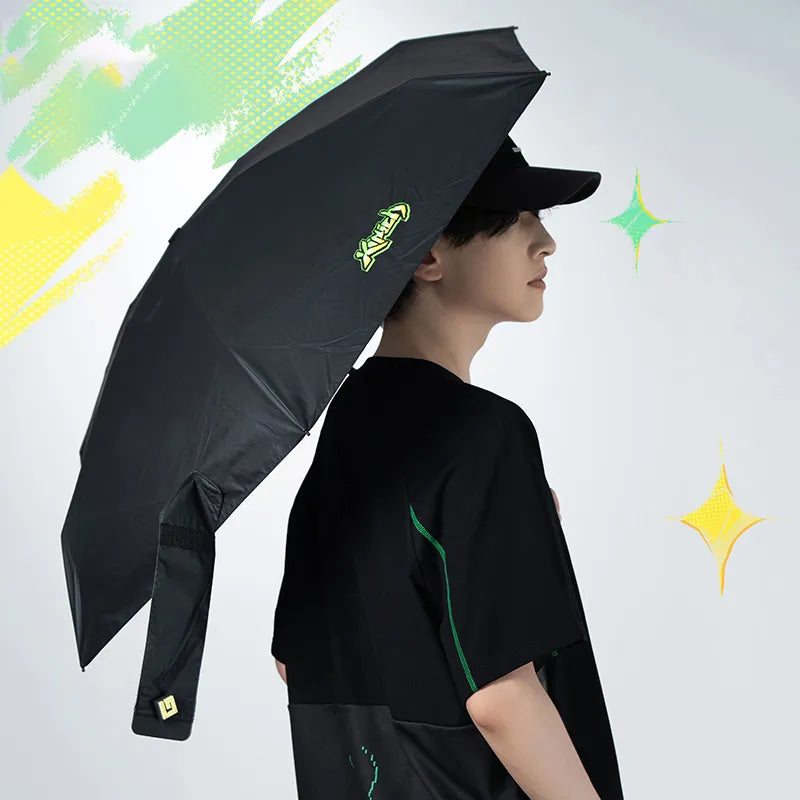 Genshin Impact Kinich Shade Umbrella Open Canopy Design Display