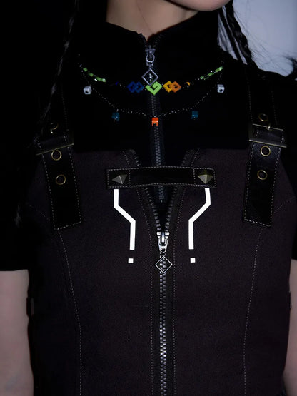 Kinich themed fashion vest coordinated outfit display