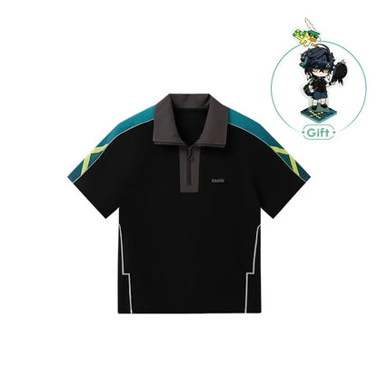 Genshin Impact Kinich Themed Impression Series Short Sleeve Polo Shirt