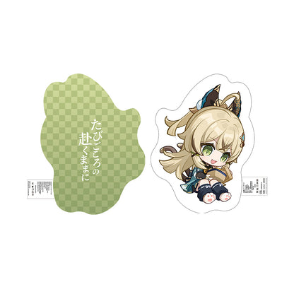Genshin Impact Kirara offline store series chibi plush pillow soft cushion character design