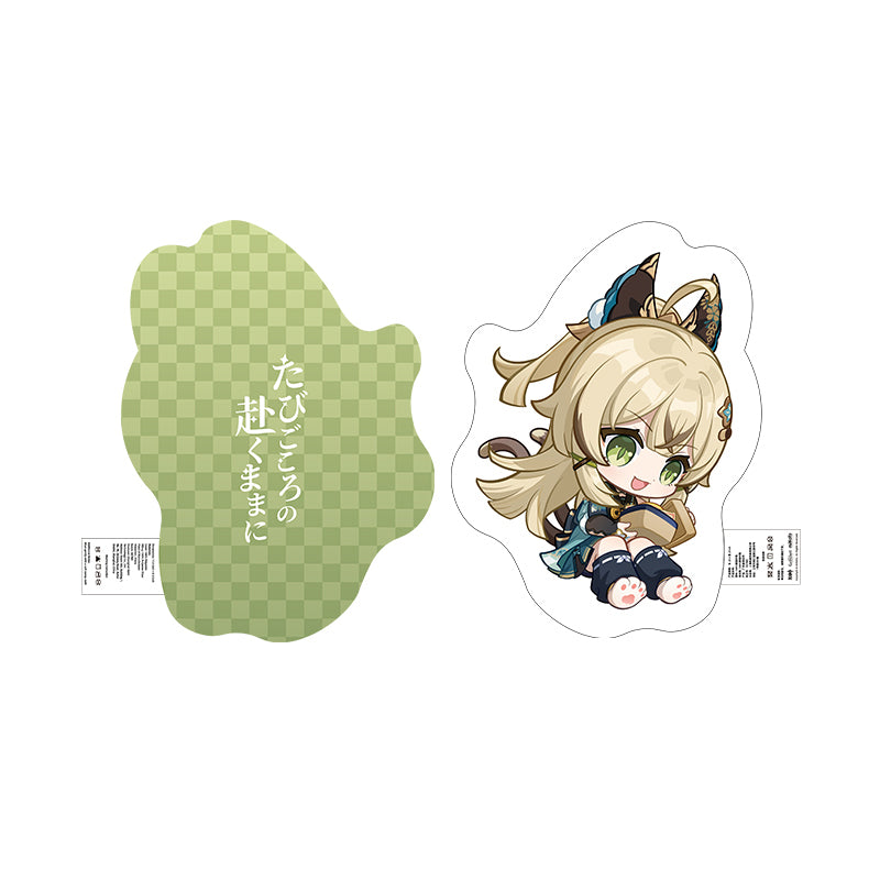 Genshin Impact Kirara offline store series chibi plush pillow soft cushion character design