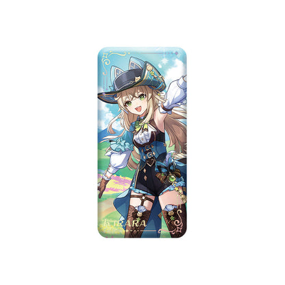 Genshin Impact Kirara square badge theme series collectible pin