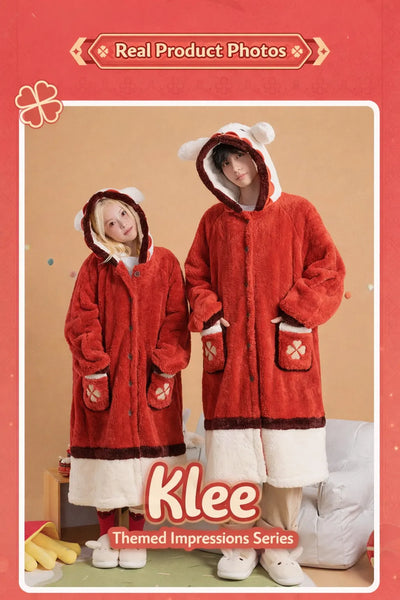 Genshin Impact Klee robe real product photos model wearing