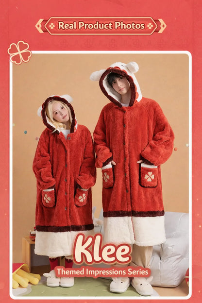 Genshin Impact Klee robe real product photos model wearing
