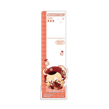 Genshin Impact Klee Q-style sticky memo standee cute acrylic desk decor