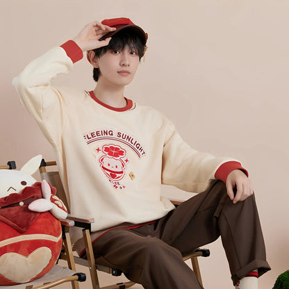 Genshin Impact Klee themed outfit full set styling with accessories