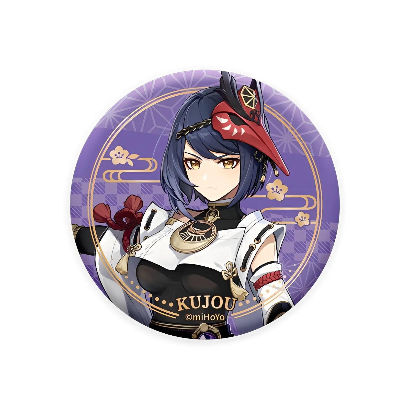 Genshin Impact Kujou Sara Inazuma character badge collectible anime pin