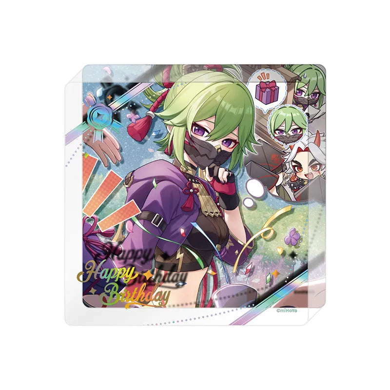 Genshin Impact Kuki Shinobu Day of Destiny Series Character Acrylic Coaster