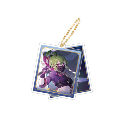 Genshin Impact Kuki Shinobu rotating double-sided acrylic keychain